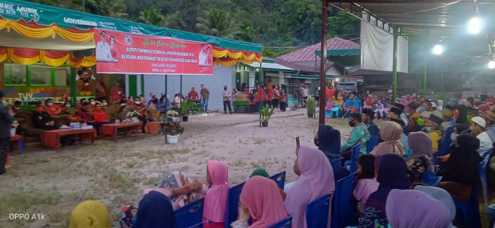 BUKBER Bersama Masyarakat Pahae Di Alam Terbuka, Bupati Taput Tampung Aspirasi Masyarakat