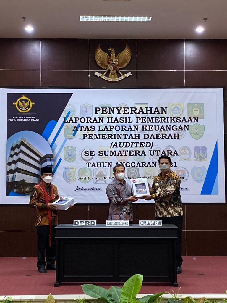Pemkab Samosir Raih WTP Berturut-turut