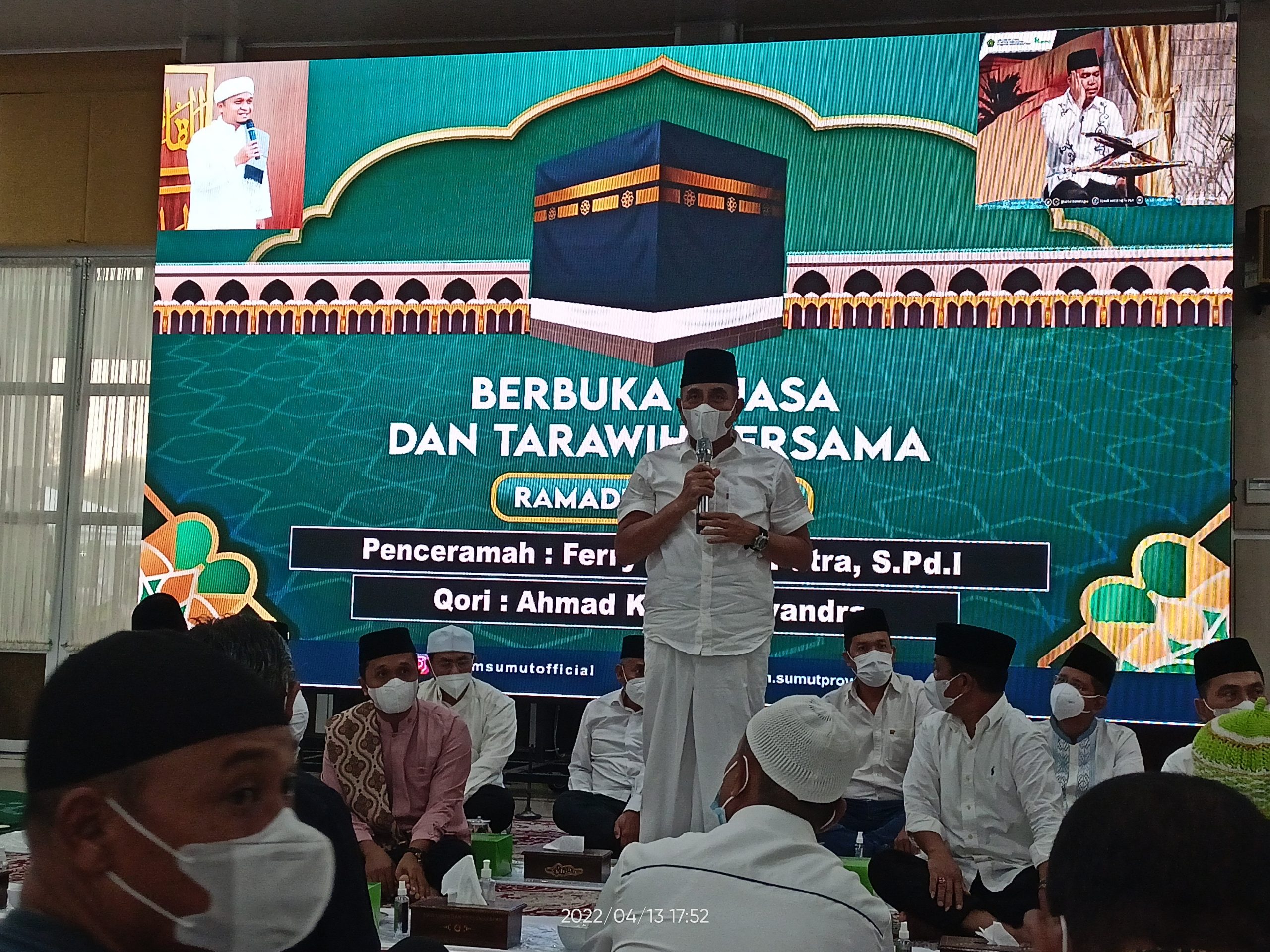 Berbuka Puasa dan Tarawih Bersama Insan Pers, Ini Kata Gubernur Sumut
