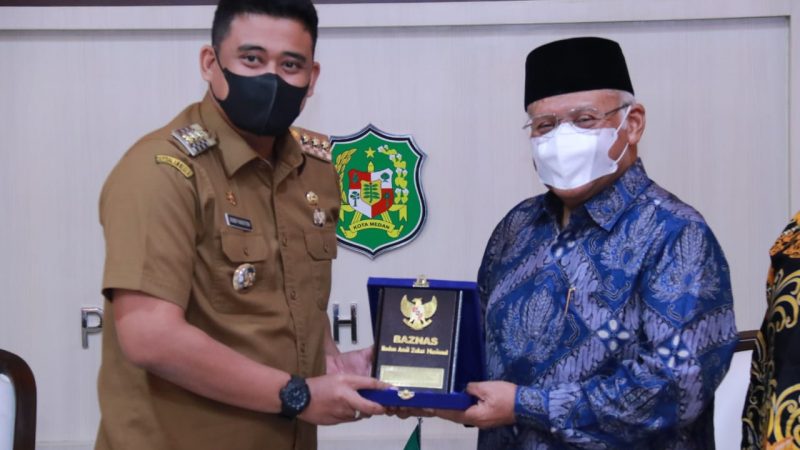 Baznas RI Akan Jadikan Medan Role Model Pengelolaan Zakat, Bobby Nasution Siap Dukung