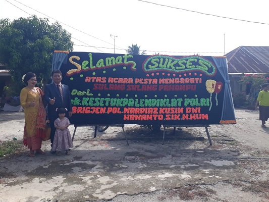 Acara Adat Berjalan Sukses, Warta Polda Sumut Mengucapkan Terima Kasih kepada Pak Lemdiklat Polri