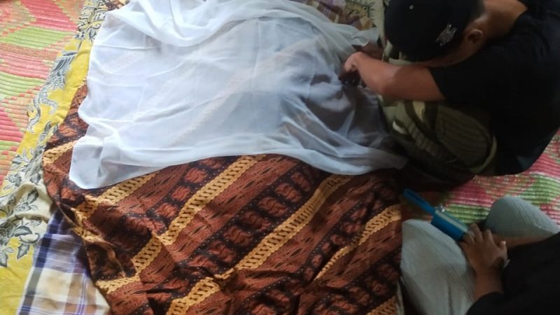 Polsek Bangun Resor Simalungun Olah TKP Gantung Diri di Nagori Margomulyo