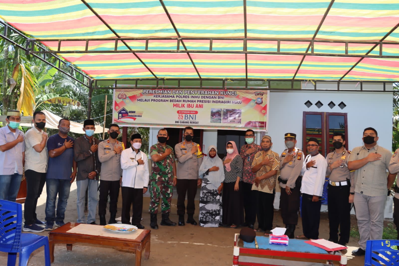 Dalam Minggu Ini, Kapolres Inhu Resmikan Dua Unit  Rumah Baru Untuk Warga Kurang Mampu 