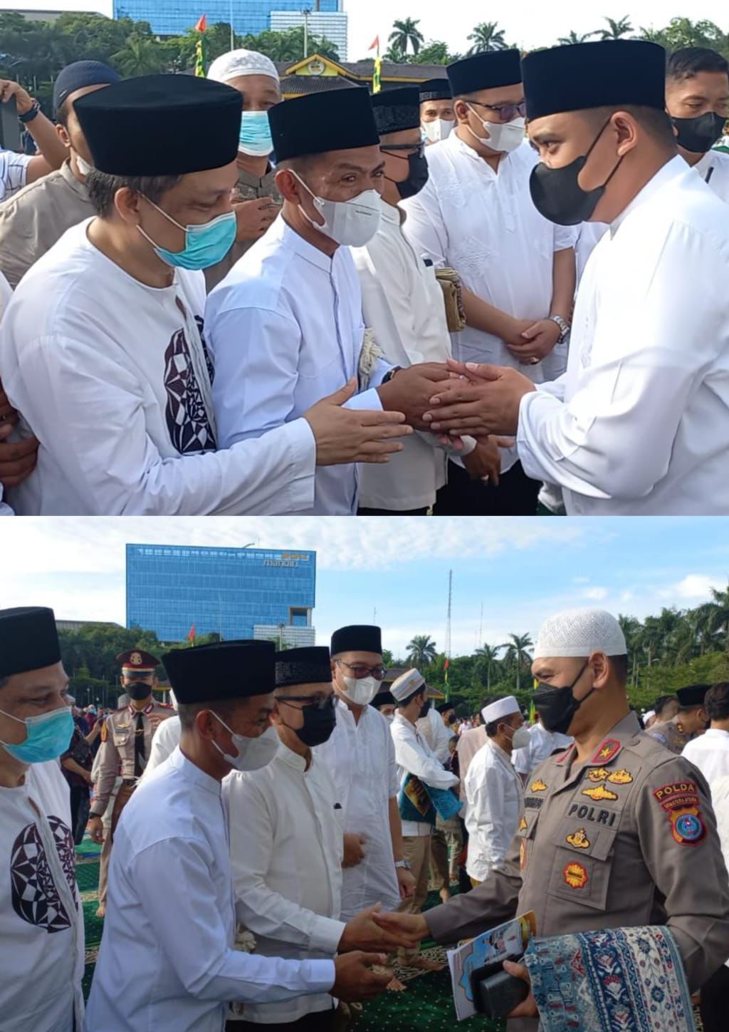 Dirut PUD Pasar Sholat Idulfitri di Lapangan Merdeka