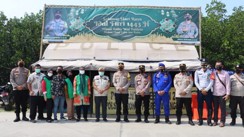 Ramai Pengunjung, Kapolresta Tangerang Tinjau Wisata Pantai Pulau Cangkir