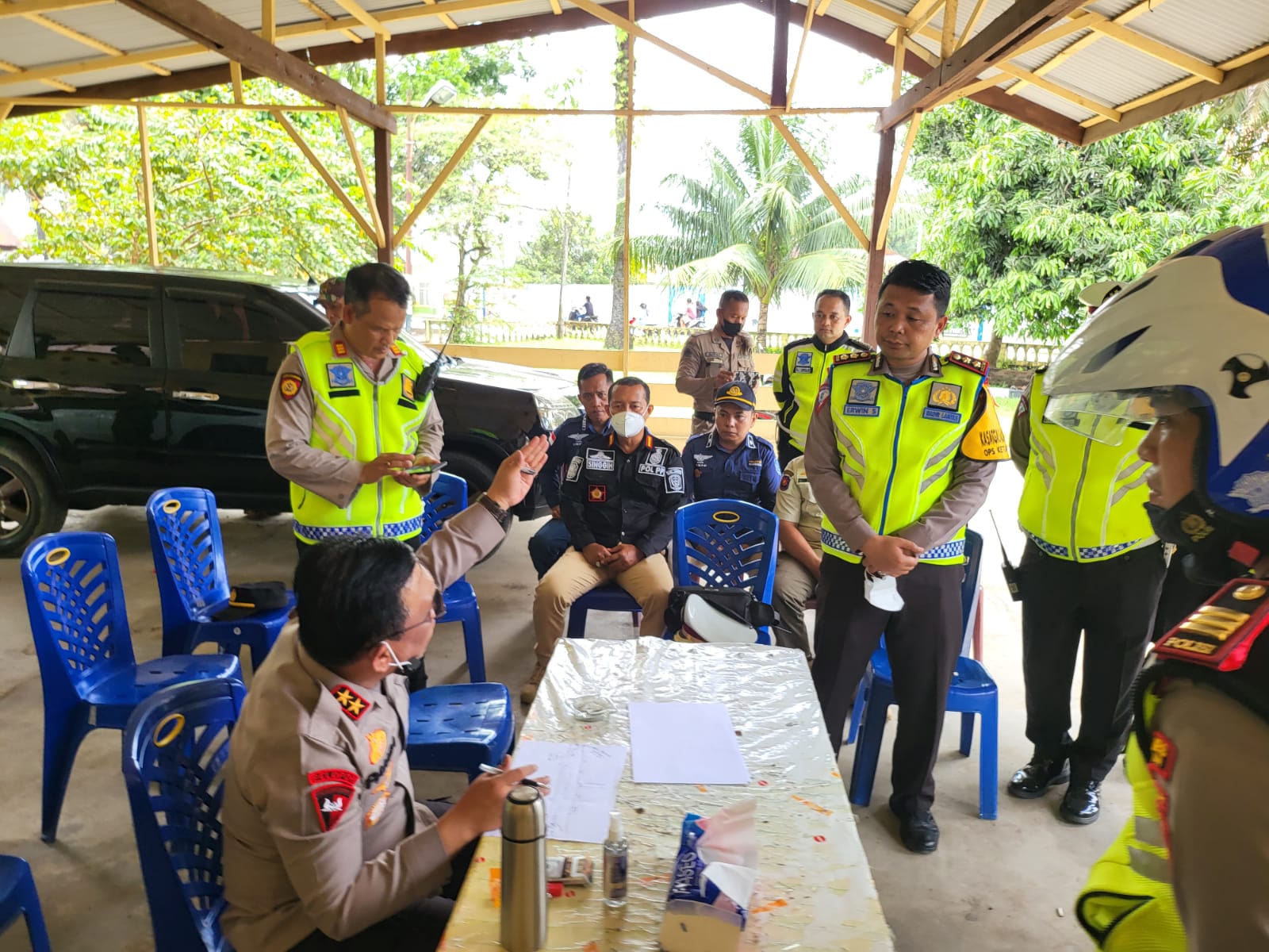 Kapolda Sumut Tinjau Langsung Jalinsum Labuhan Batu, Pastikan One Way dan Pengalihan arus Balik Berjalan Lancar
