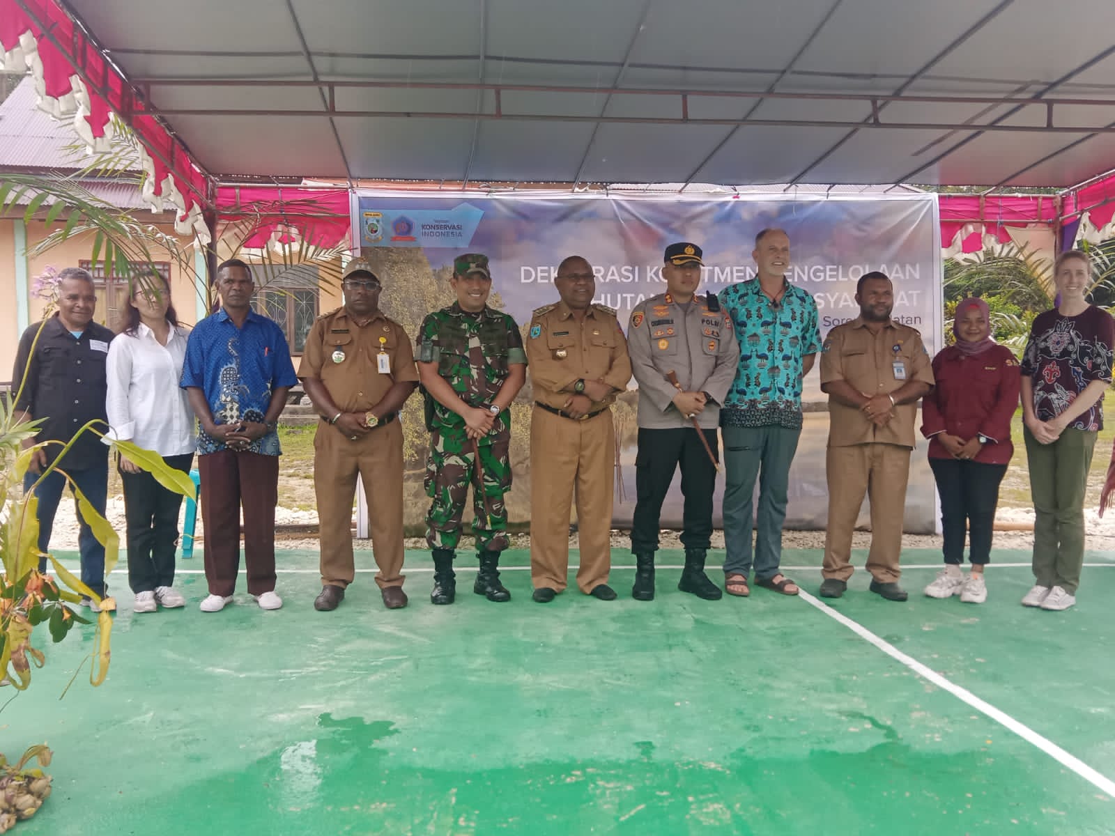 Deklarasi Komitmen Pengelolaan Hutan Berbasis Masyarakat Distrik Konda Kabupaten Sorong Selatan