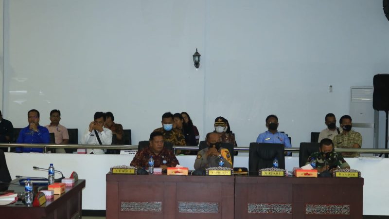 DPRD Samosir Rapat Paripurna Penyampaian Nota Pengantar LKPJ TA 2021