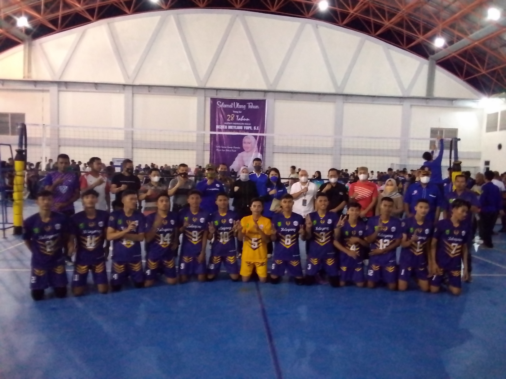 Turnamen Volly Bupati Cup I 2022 Sukses, Bupati Inhu:  Ini Agar Dilaksanakan Menjadi Event Tahunan 