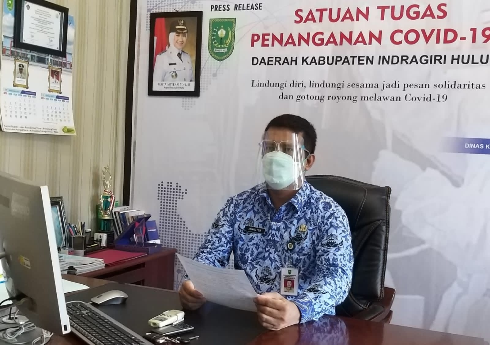 Update Data Terbaru, Inhu Kasus Aktif Covid 19 Nihil