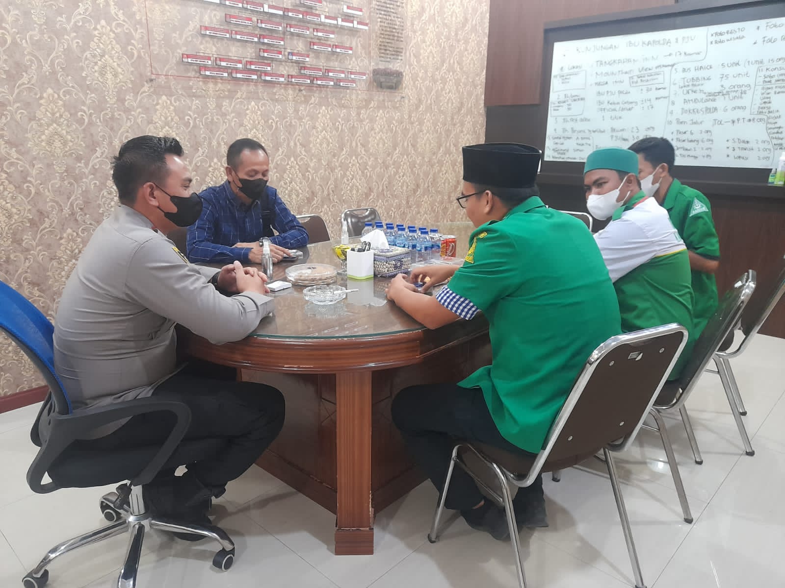 Audensi PC. GP. Anshor Kab. Langkat Kepada Kapolres Langkat AKBP Danu Pamungkas Totok S.H. S.I.K