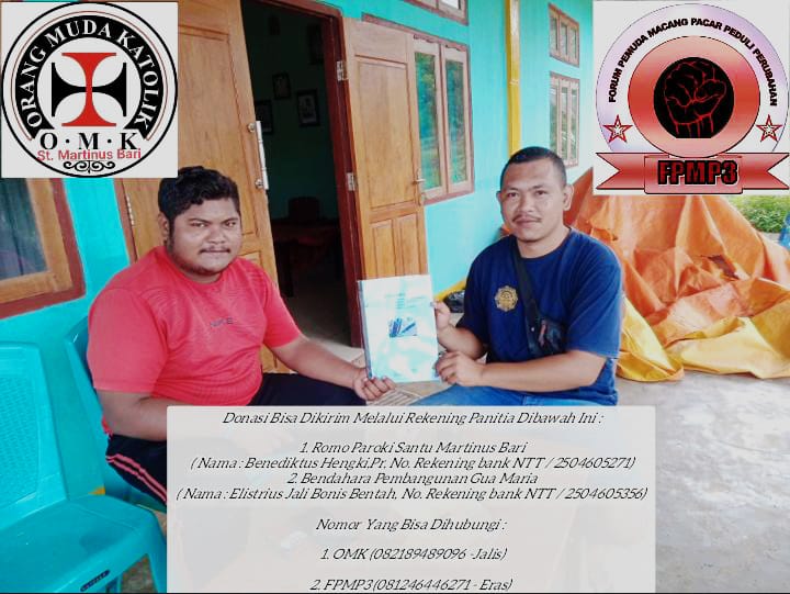 FPMP3 Dan OMK St. Martinus Bari Turut Membantu Mencari Donatur Dalam Pembangunan Gua Maria Bukit Petro
