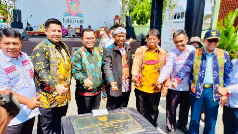 Bupati Samosir, Hadiri Launching Kampung Nusantara Tahunan Mitra Kampung Toba