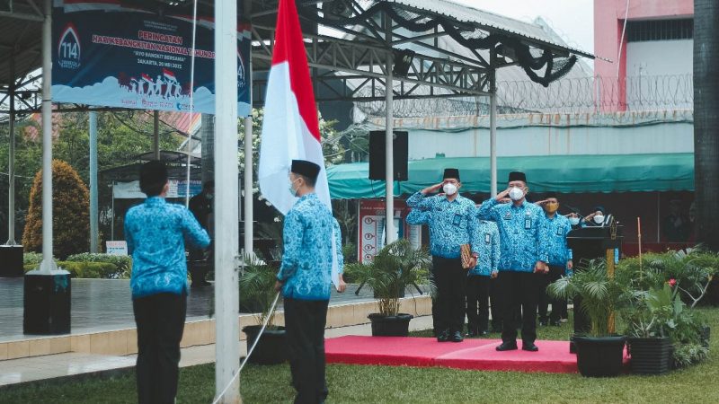 Rutan Kelas I Cipinang Kanwil Kumham DKI Jakarta Peringati Hari Kebangkitan Nasional Bertajuk Ayo Bangkit Bersama