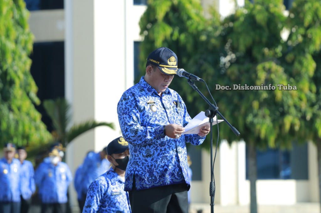 Sekda Tuba Wakili Bupati Tuba Winarti Menjadi Inspektur Upacara Peringatan Hari Kebangkitan Nasional ke-144