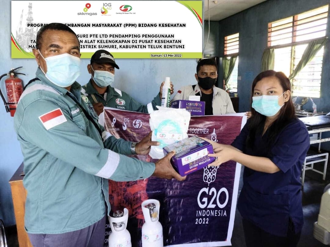 Genting Oil Kasuri Plt Ltd Dukung Bantuan Alat Medis dan Pelaksanaan Pendampingan kepada Pusat Kesehatan Masyarakat Tofoi, di Distrik Sumuri