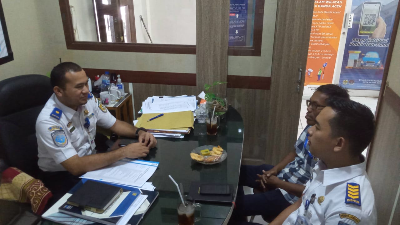 Kunjungan Study Dishub dengan Trans Langsa ke Dishub Banda Aceh