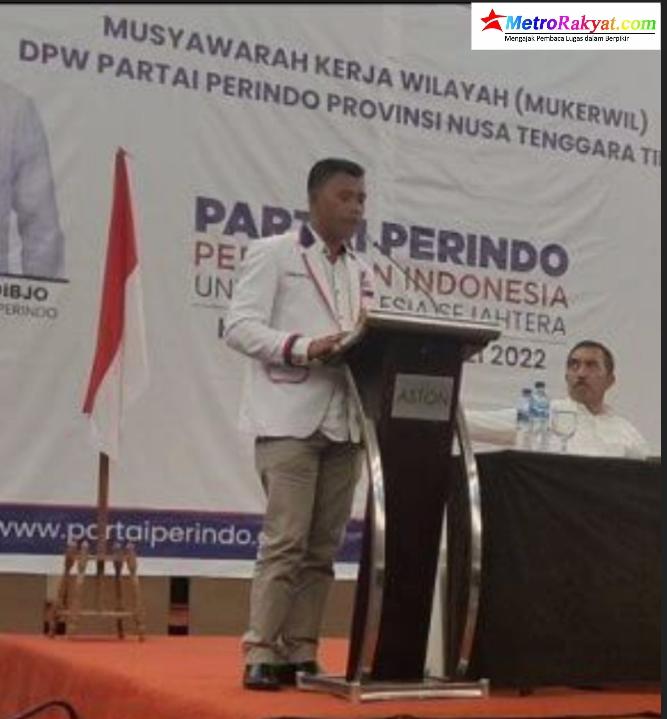 Saat Mukerwil Partai Perindo, DPD Perindo Mabar Usul Stanislaus Stan Maju Bupati Mabar Tahun 2024