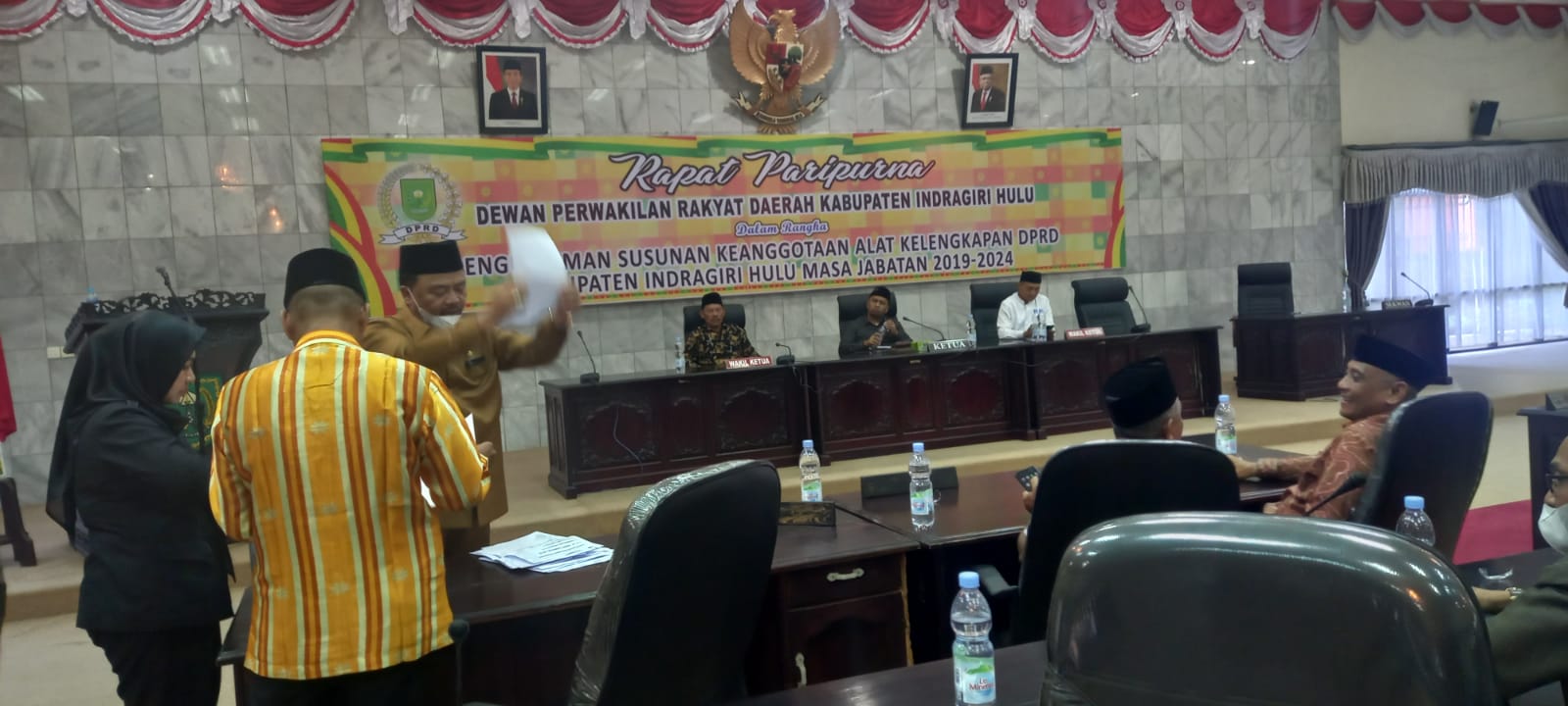 Perubahan Susunan AKD di Paripurnakan,  Seluruh Jabatan Ketua Komisi DPRD Inhu Dari Mantan Komisi I