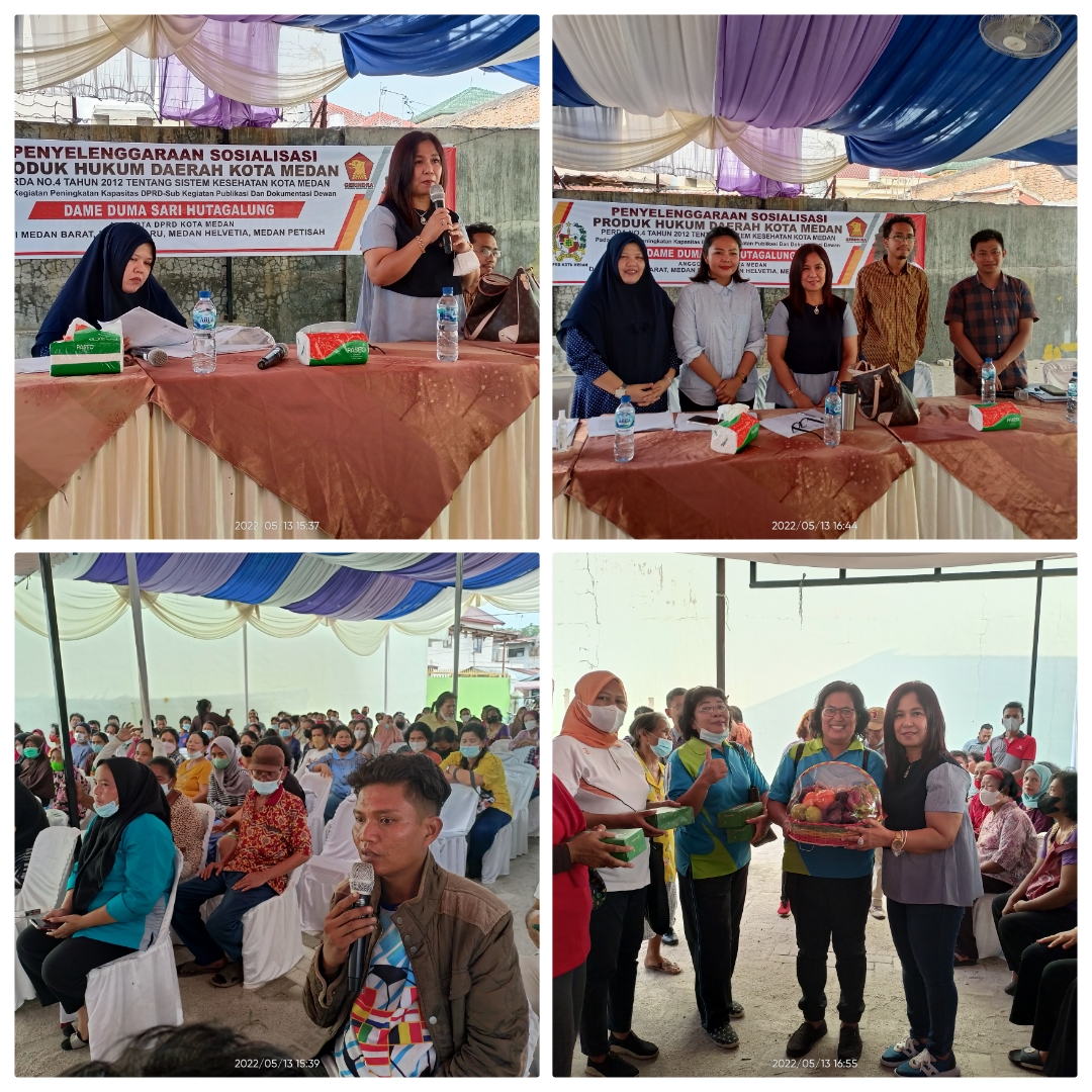 Sosperda No.4 Tahun 2012 Tentang Sistem Kesehatan Medan, Duma Himbau Warga Harus Punya BPJS Kesehatan