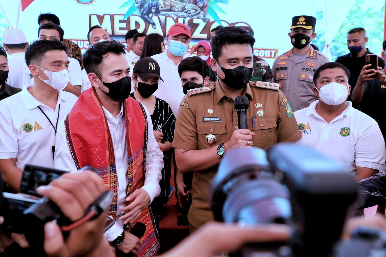 Diajak Bobby Nasution Melihat Medan Zoo, Raffi Ahmad Janji Akan Investasi Buat Wahana Wisata 