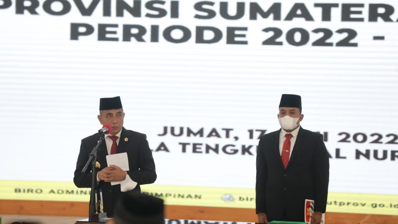 Edy Rahmayadi Lantik Ketua dan Wakil Ketua BAZNAS Sumut