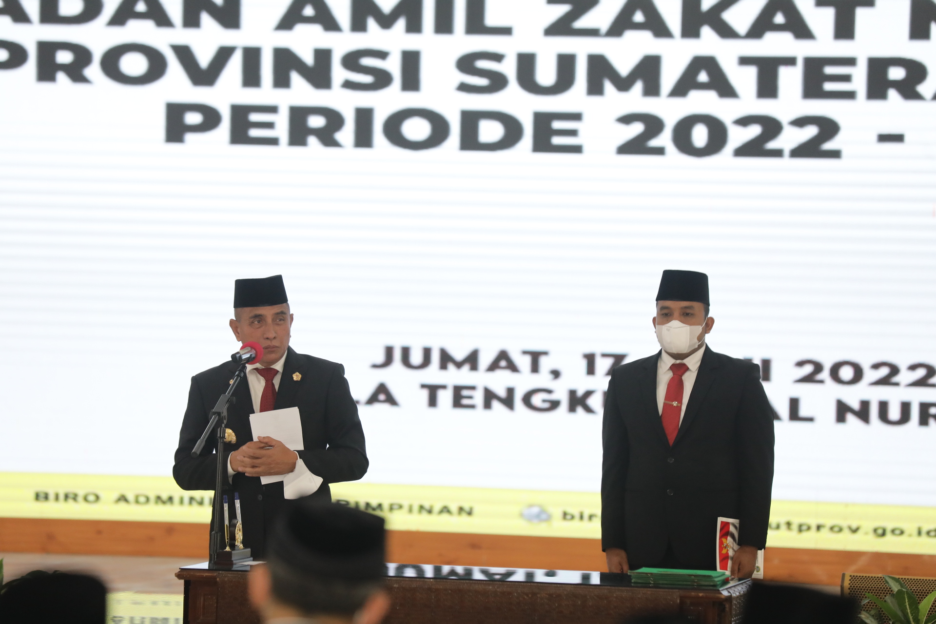 Edy Rahmayadi Lantik Ketua dan Wakil Ketua BAZNAS Sumut