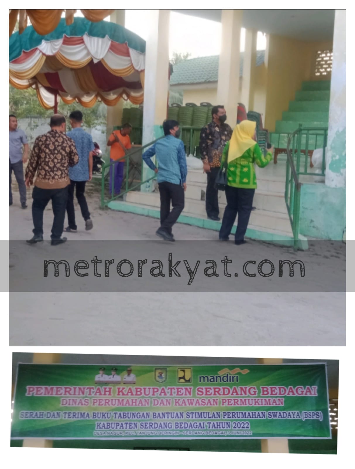 Camat Tanjung Beringin Dampingi Kadis Perkim Sergai Tinjau Lokasi Kegiatan Yang Akan Dilaksanakan