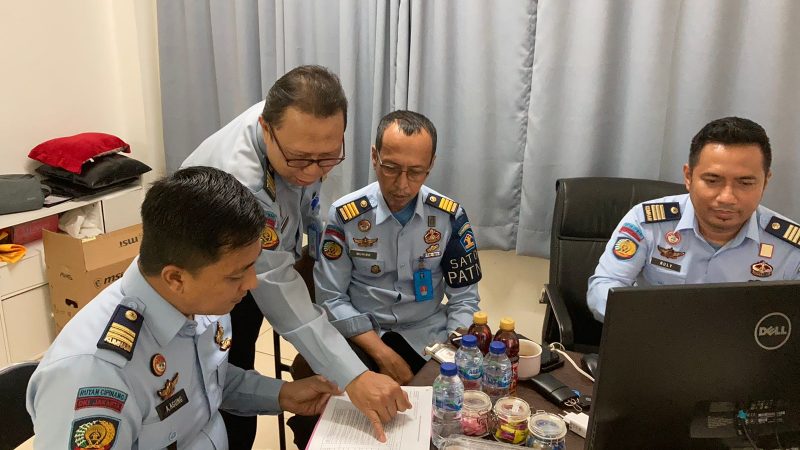 Rutan Cipinang DKI Jakarta Ikuti Zoom Meeting Dengan Kepegawaian Ditjenpas