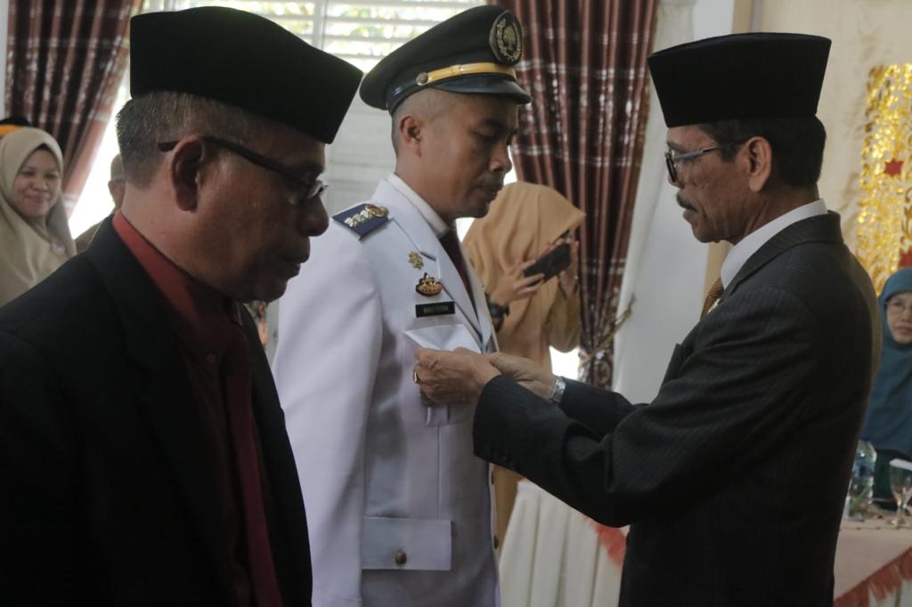 Sertijab Camat Kapur IX, Bupati Safaruddin: Camat Perlu Inovatif