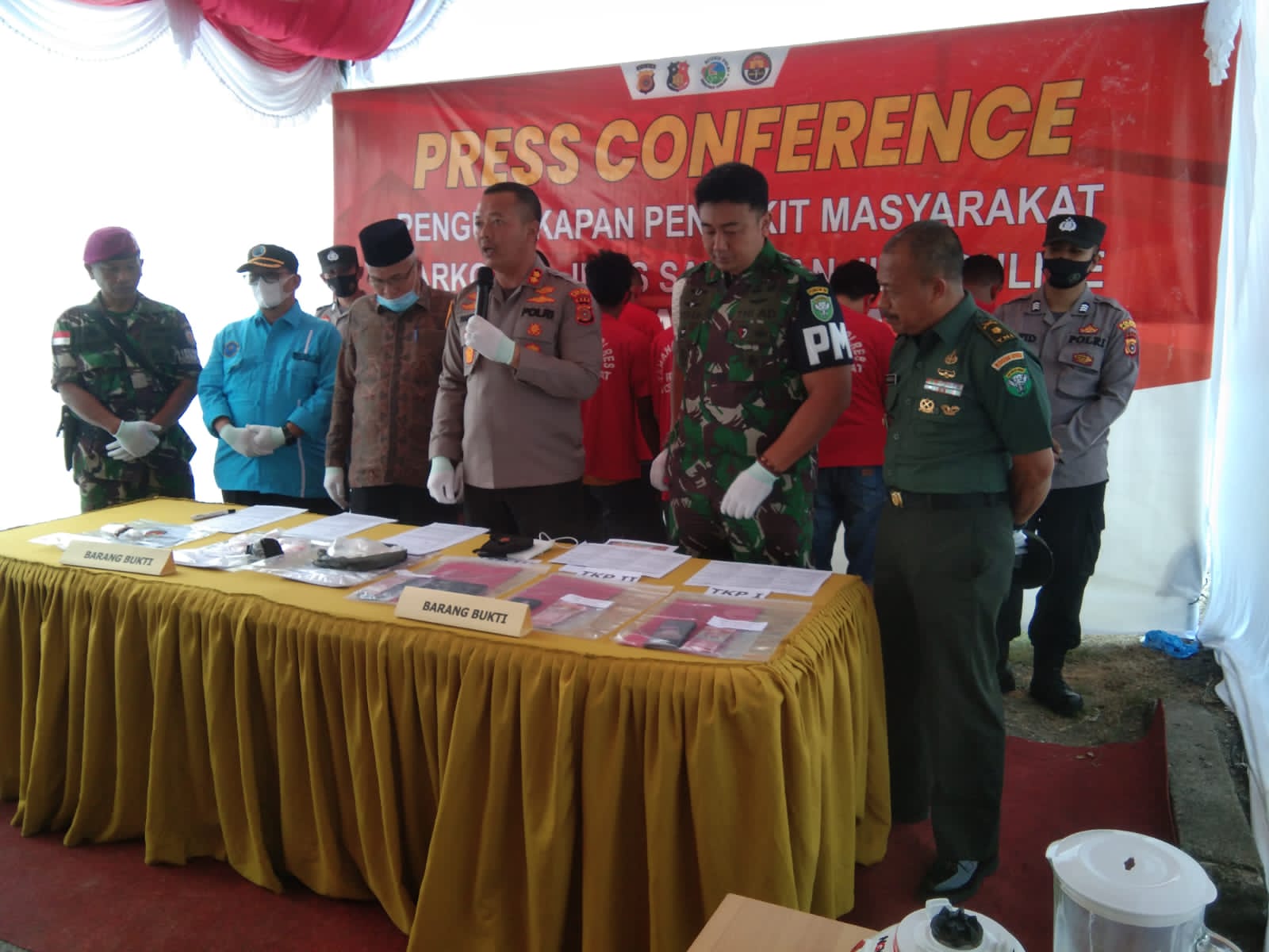 Kapolres Aceh Barat Resmikan Gampong Tangguh Narkoba 