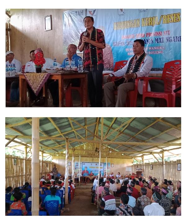 DPRD Perindo Gelar “Reses Berbagi Kasih” Bersama Warga di Tebedo,Kec. Boleng Mabar