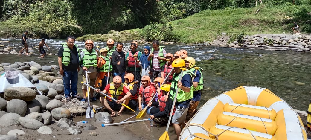 Bupati Sergai Promosikan Wisata Arung Jeram Sungai Bah Bolon Kepada Ketum SMSI