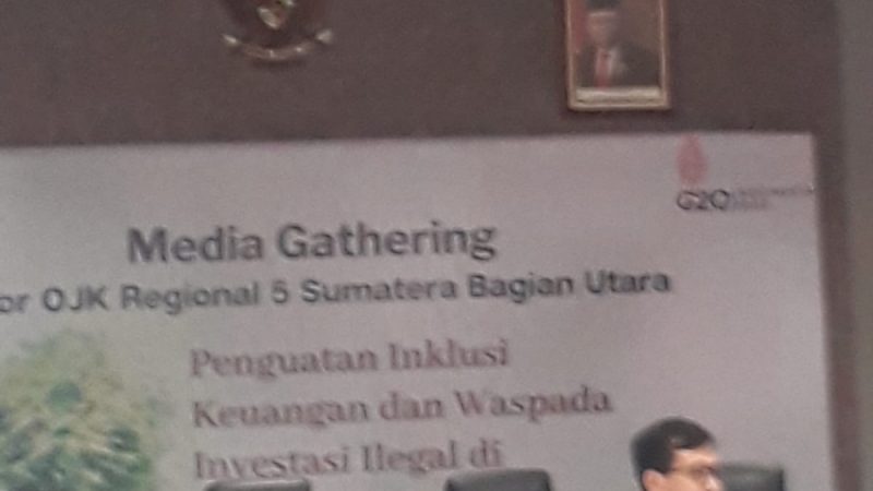 OJK Sumbagut, Ekonomi Sumut Tumbuh 3,90 % Triwulan I Tahun 2022