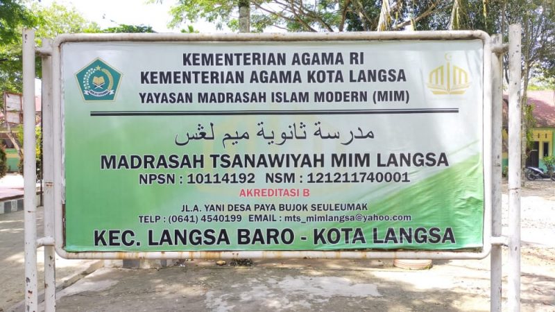 Kepsek MTs MIM Langsa, Diduga Menzalimi Guru Sertifikasi Tak Diberikan Jam Ngajar