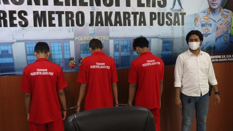 Anggota Geng Motor Terduga Pelaku Pembacokan di Wilayah Gambir Jakpus Dibekuk Polisi