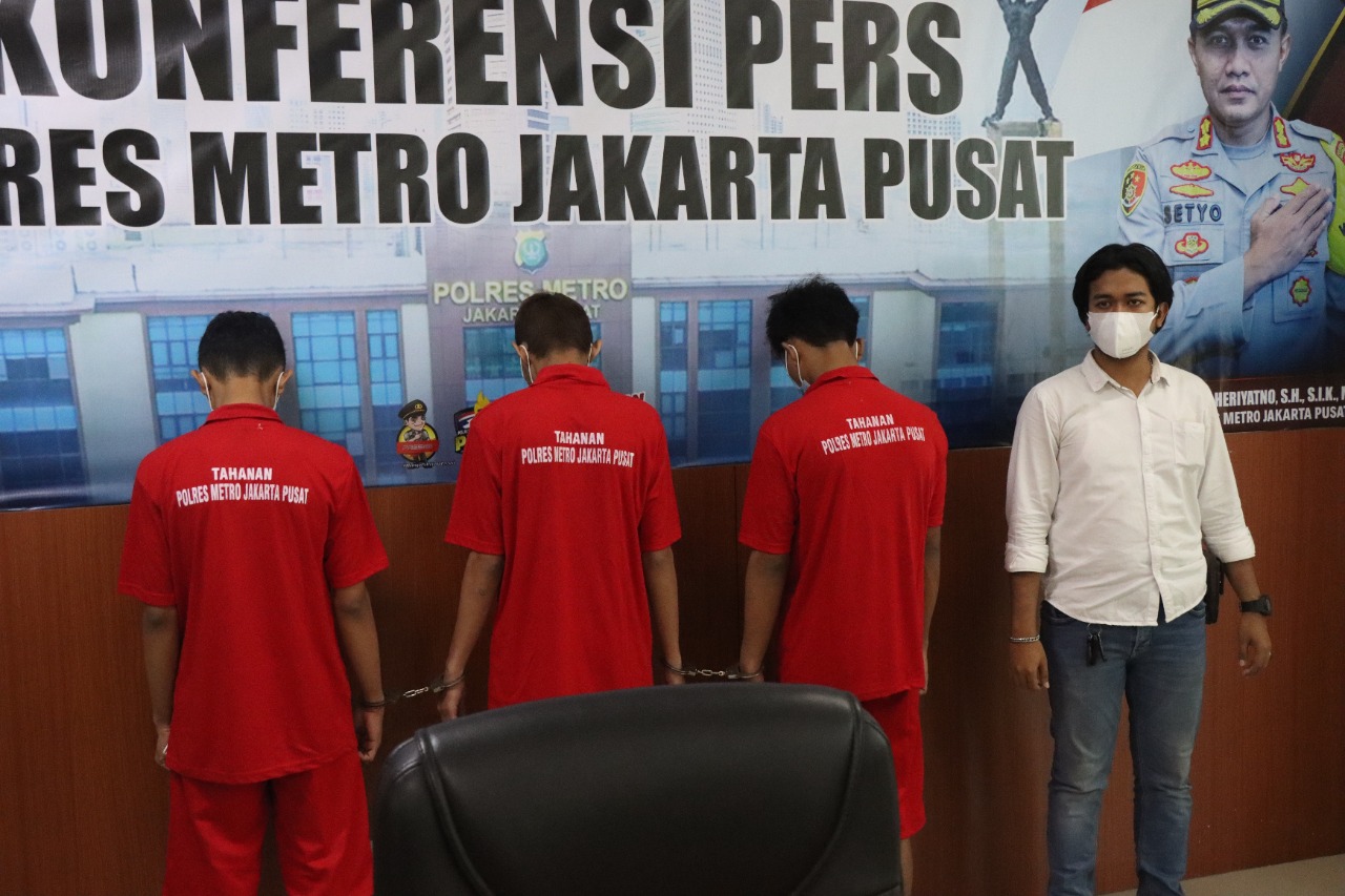 Anggota Geng Motor Terduga Pelaku Pembacokan di Wilayah Gambir Jakpus Dibekuk Polisi