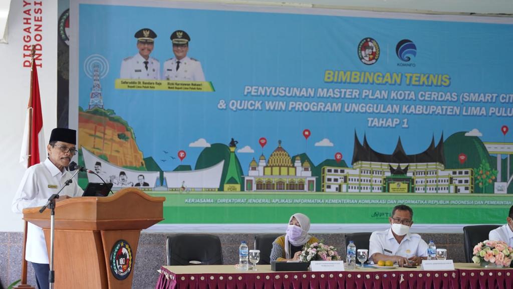 Siap Wujudkan ‘Smart City’, Limapuluh Kota Gelar Bimtek _Master Plan