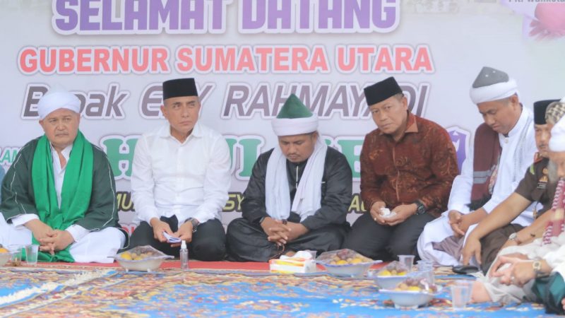 Gubsu Edy Rahmayadi Hadiri HAUL Ke-19 Al-Kholidi Naqsyabandi