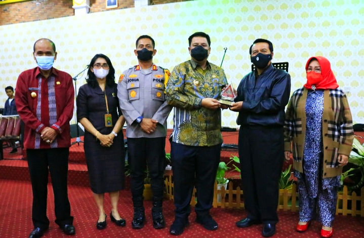Bupati Samosir Ramah Tamah Bersama Ketua Mahkamah Agung RI