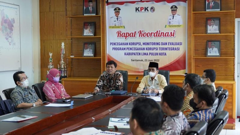 Bupati Safaruddin Komit Tingkatkan MCP-KPK Untuk Cegah Pratik Korupsi