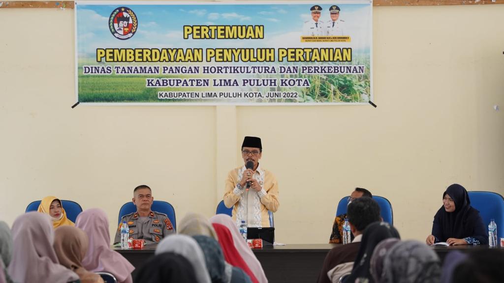 Bupati Safaruddin Minta PPL Naikan Produksi Pertanian