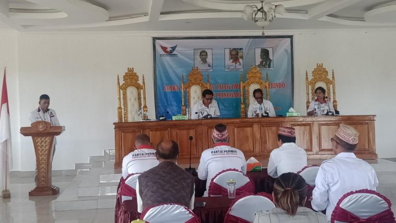 70 Orang Bacaleg Perindo Mabar Ikuti Seleksi Wawancara, Stanis: Dapil II Dan III Terbanyak
