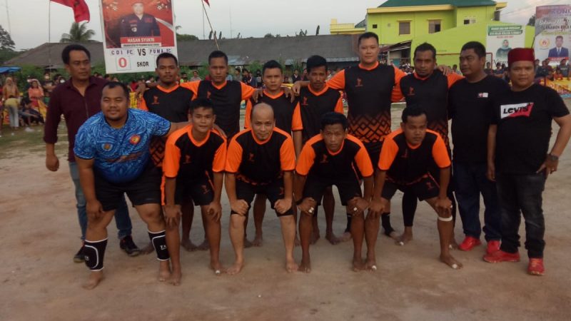Peringati Hari Bulan Soekarno, Komandan Satgas PDI Perjuangan Kab.Deliserdang Buka Turnamen Bola Kiam