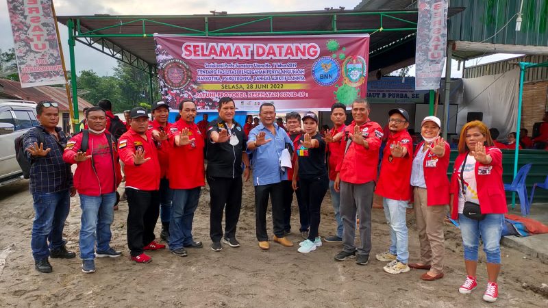 DPC Pemuda Batak Bersatu Bersama BNNK Pematangsiantar dan Anggota DPRD Sumut Saut Bangkit Purba, SE Sosialisasi Perda Nomor 1 Tahun 2019