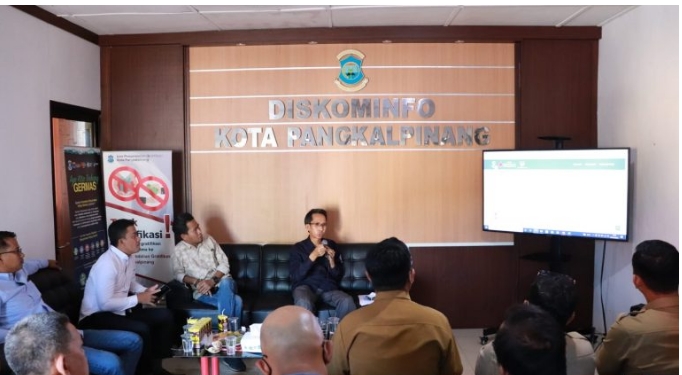 Diskominfo Kota Pangkalpinang Menerima Kunjungan Komisi III DPRD Pangkalpinang