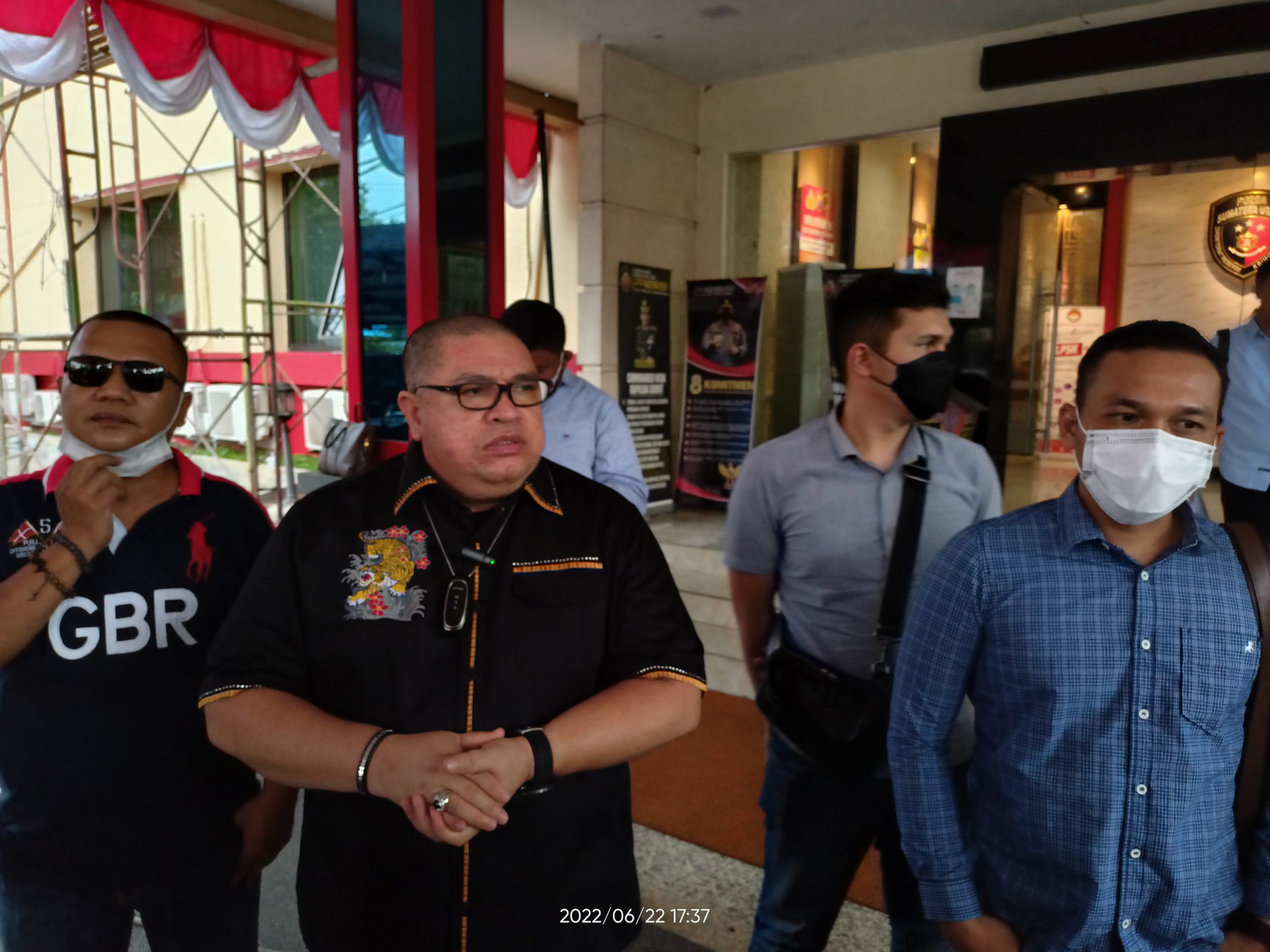 Razman A Nasution Dampingi Saksi Pelapor Terkait Pelaporan Gubsu di Poldasu, TSO Akan Beri Keterangan