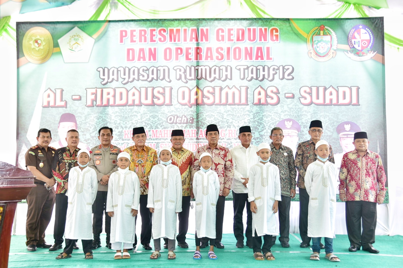 Hadiri Peresmian Rumah Tahfiz oleh Ketua MA, Edy Rahmayadi Harapkan Terus Lahirkan Generasi Terbaik