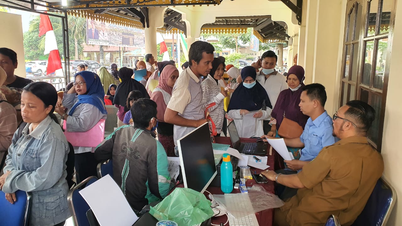 Dinsos Medan Gelar Pekan Pelayanan Publik, Tercatat 5.560 Warga Ajukan BPJS kesehatan PBI dan 292 Warga Urus SKTM 