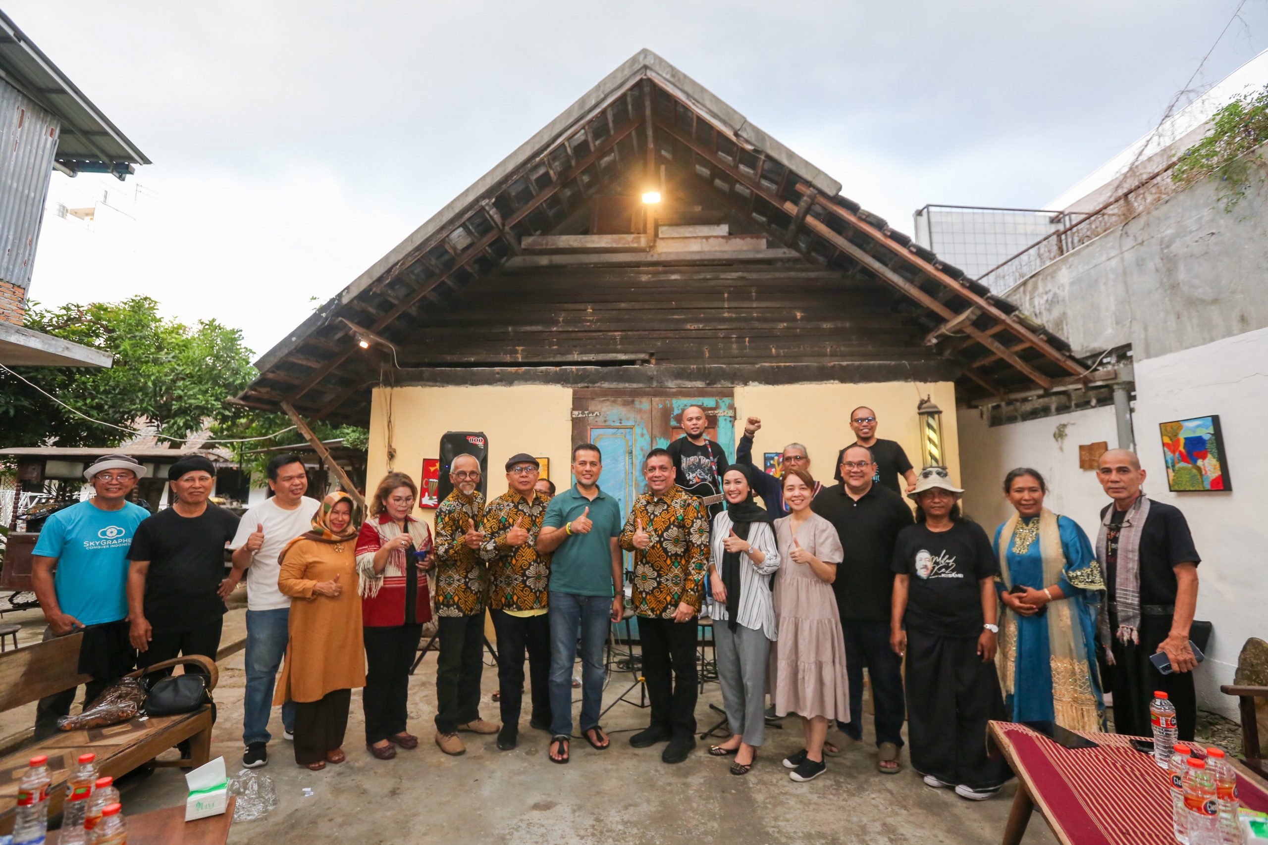 Silaturahmi dengan Seniman dan Budayawan, Wagub Sumut Harapkan Sumbangsih KSBN